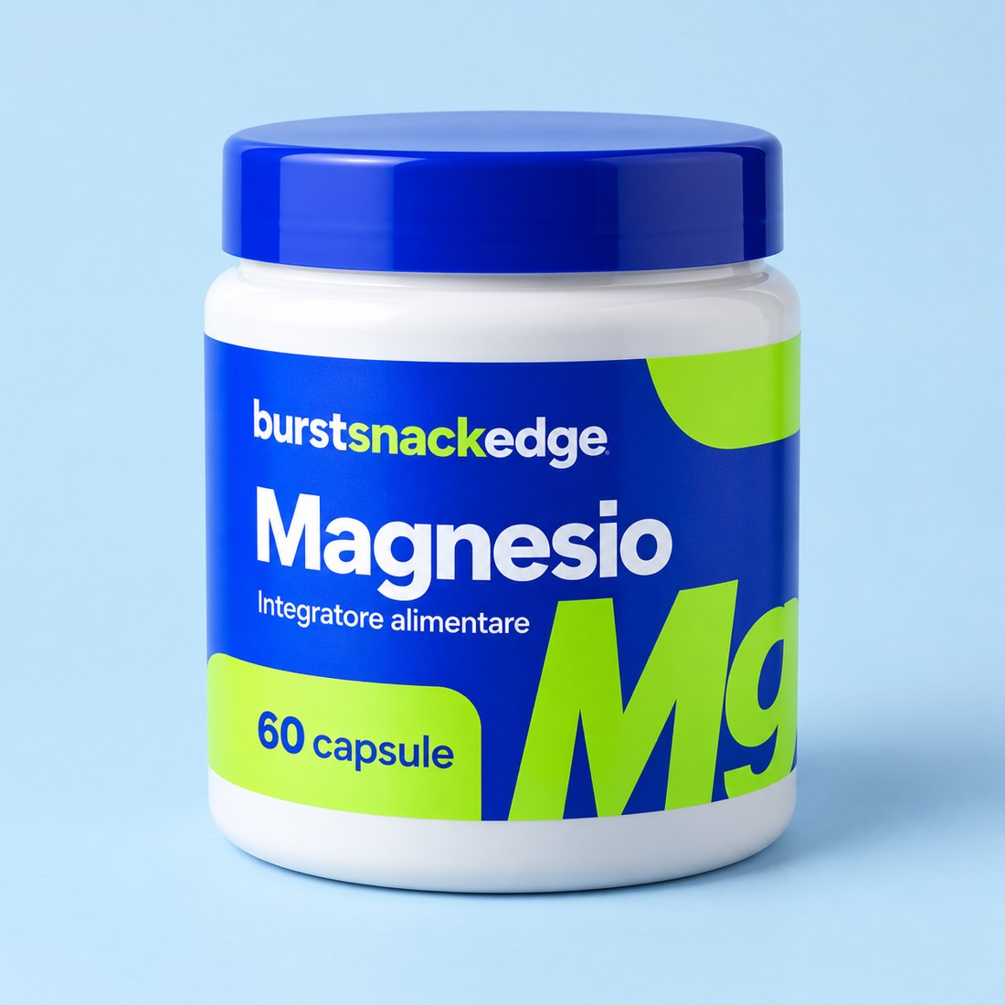Barattolo di Magnesio, integratore alimentare, 60 capsule