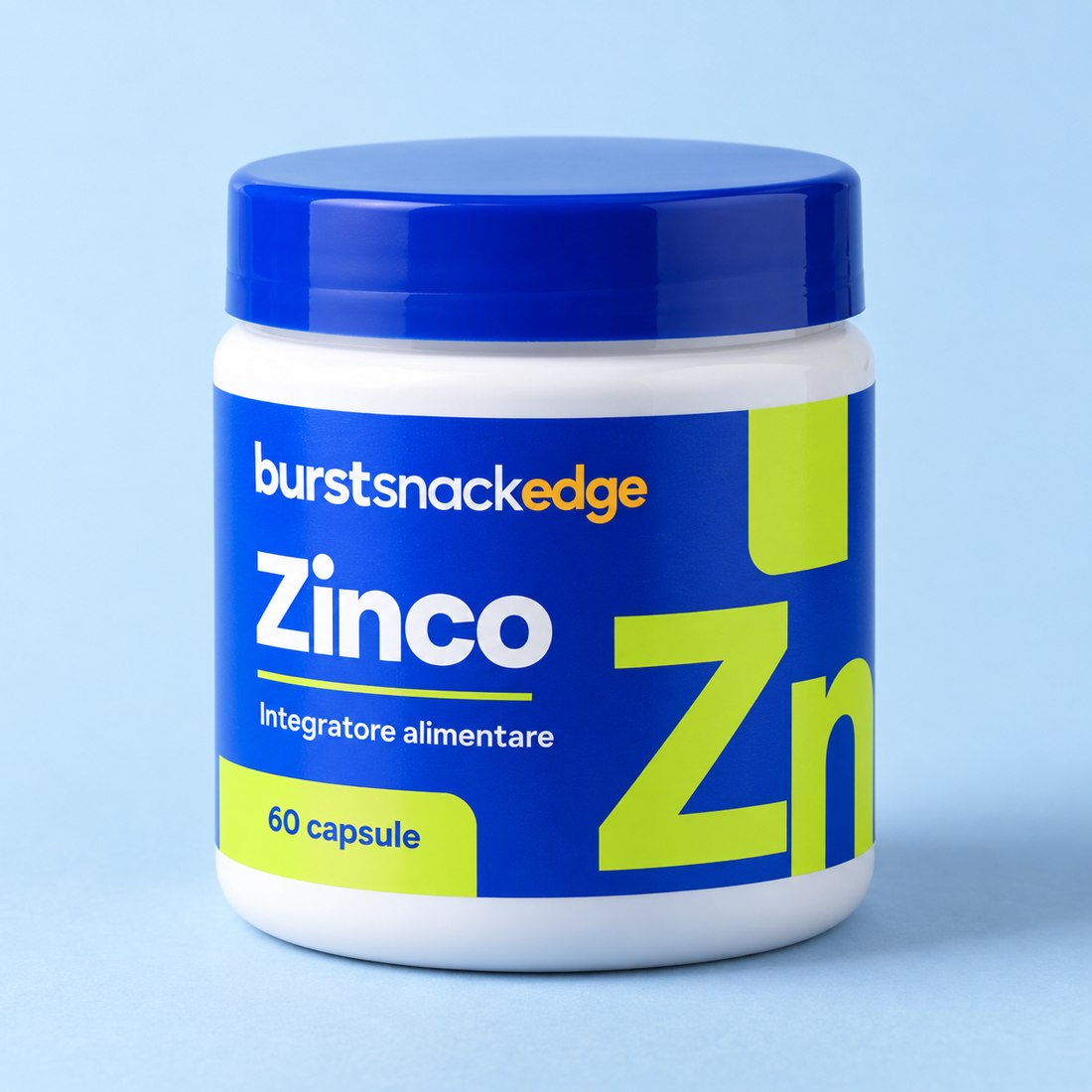 Barattolo di Zinco, integratore alimentare, 60 capsule